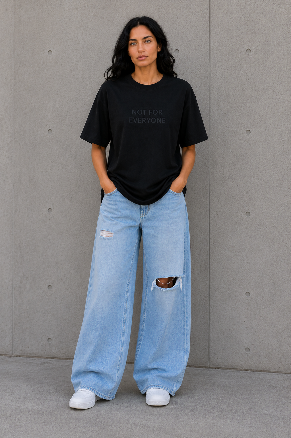 NOT FOR EVERYONE Embroidered Tee