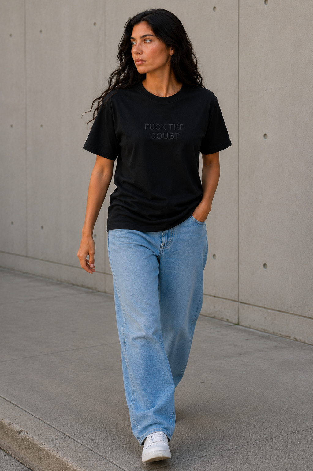 FUCK THE DOUBT Embroidered Tee