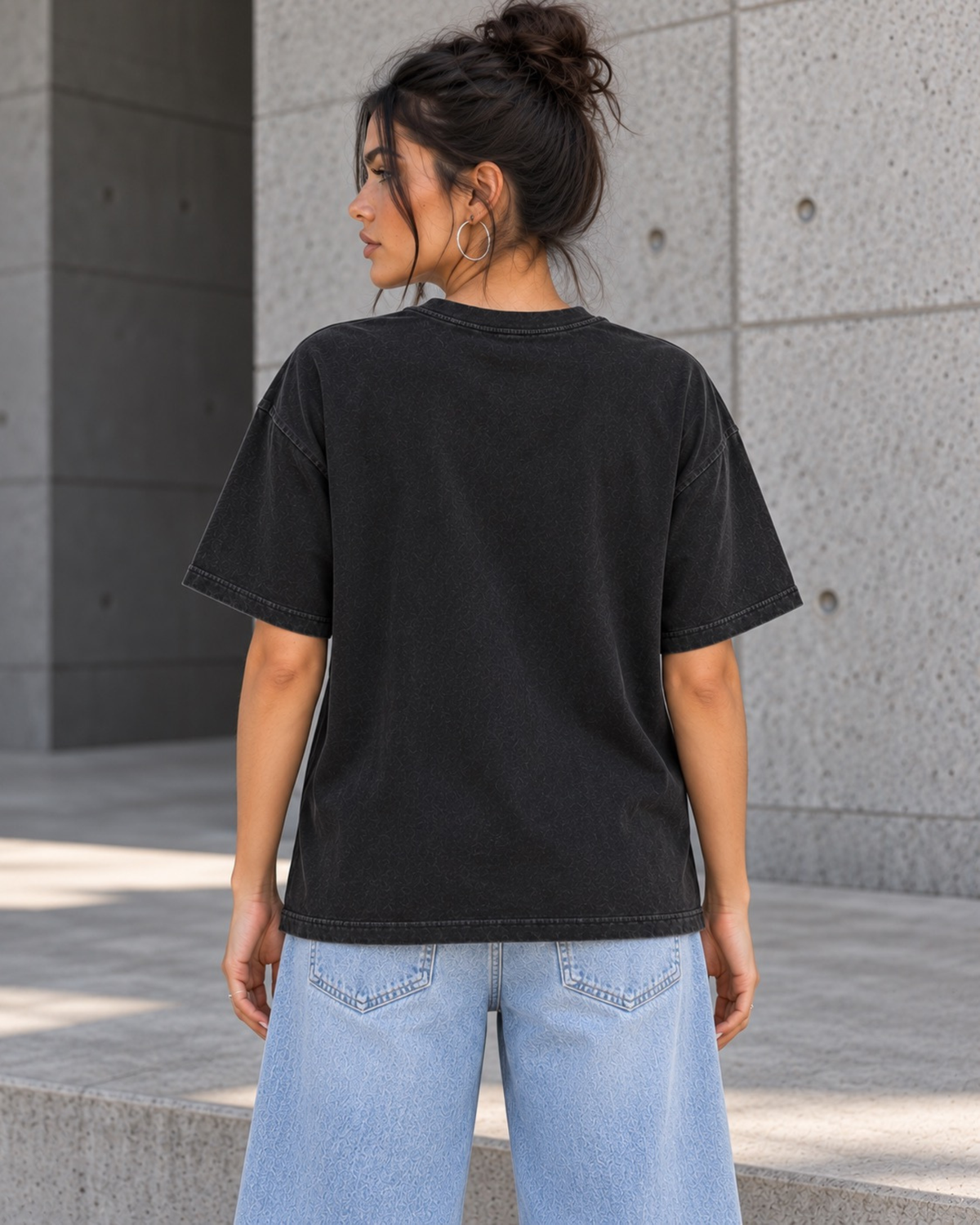Middle Finger Tee- Vintage Wash Cotton T-Shirt