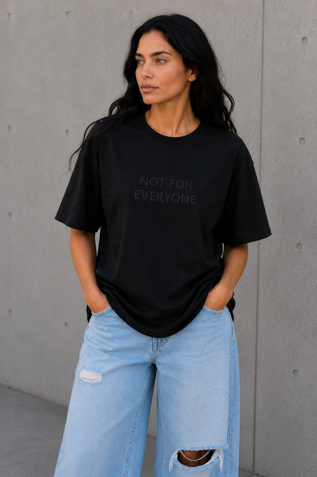 NOT FOR EVERYONE Embroidered Tee