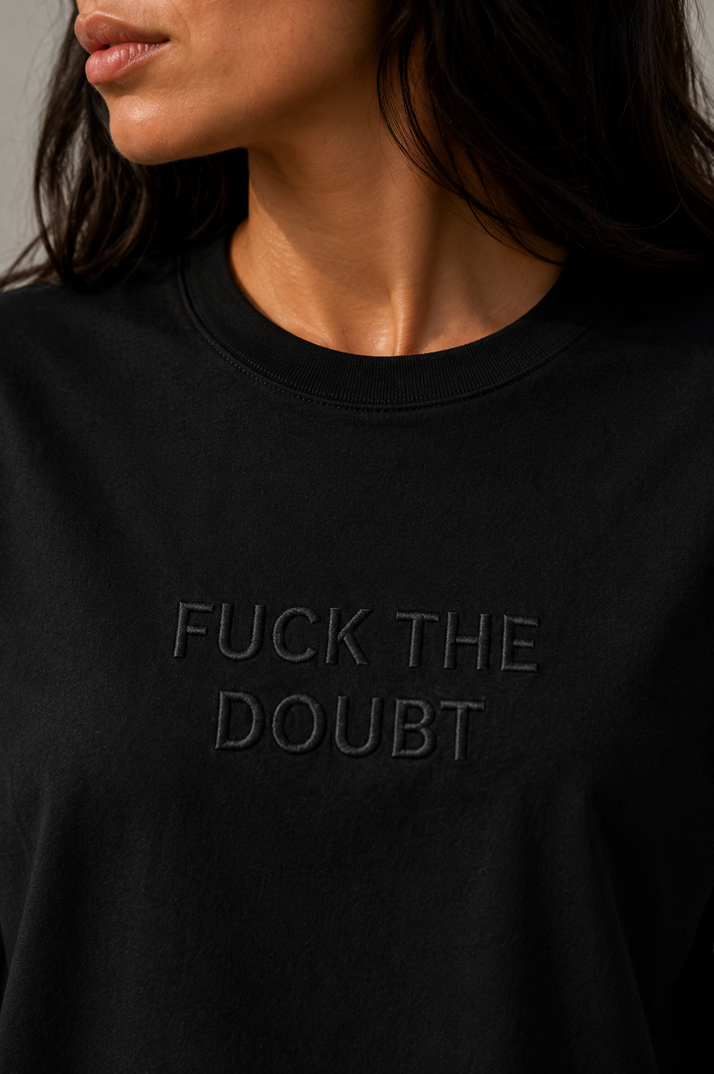 FUCK THE DOUBT Embroidered Tee
