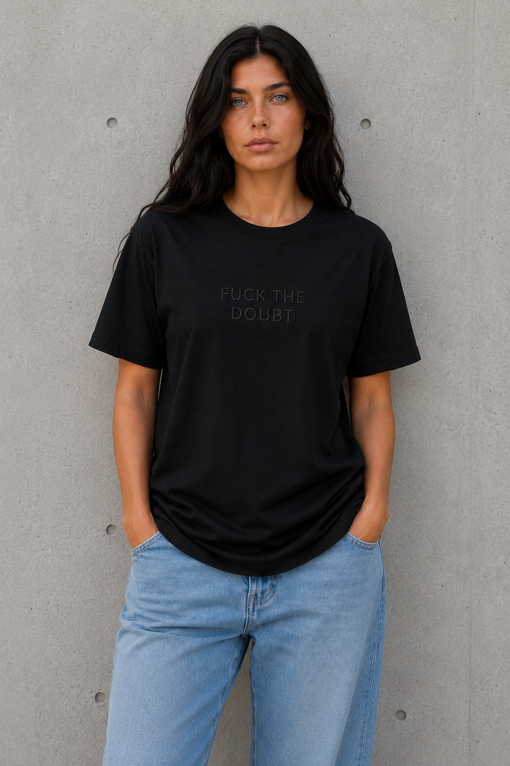 FUCK THE DOUBT Embroidered Tee
